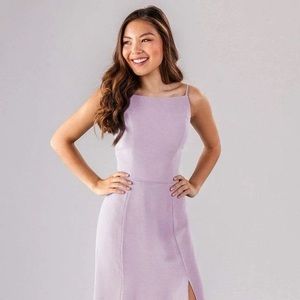 Light purple bridesmaid dress
